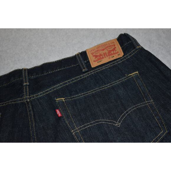 Levis 559 Jeans Mens Size 44 x 30 Classic Straight Fit Blue Cotton Denim - Picture 1 of 8